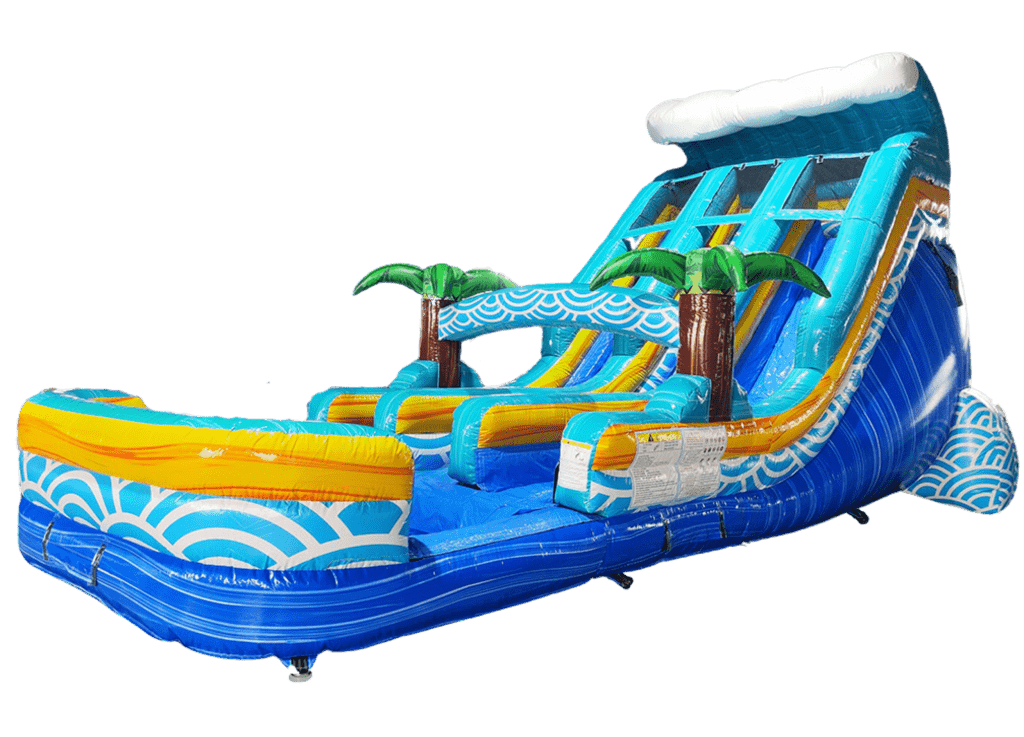 20ft Hawaiian Breeze DUAL Lane Water Slide