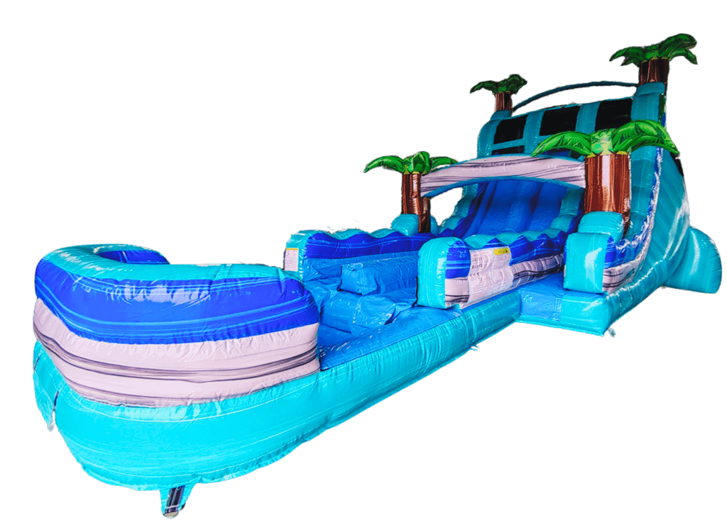 20ft Bahama Blast DUAL Lane Water Slide