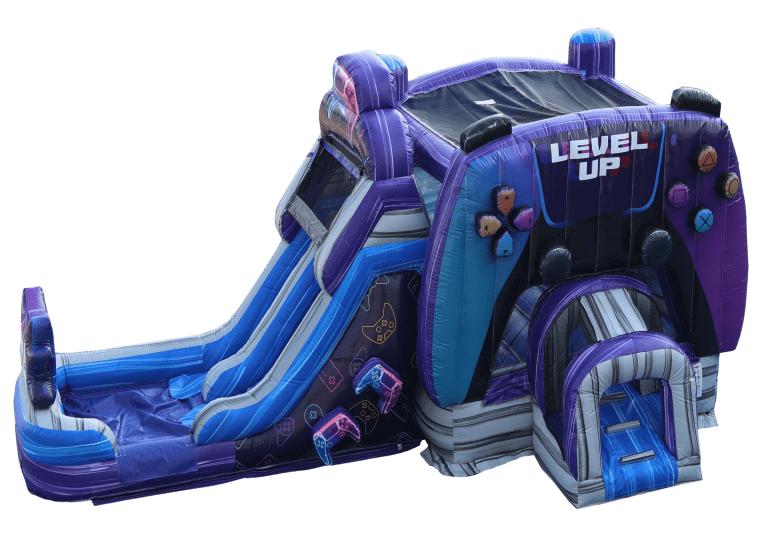 Gamer Bounce House Combo Dual Lane